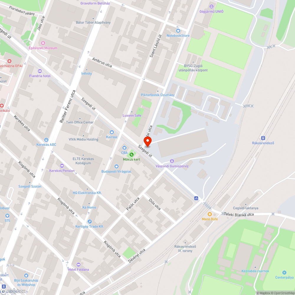 Elfordult kerékpárút tábla bejelentés helye