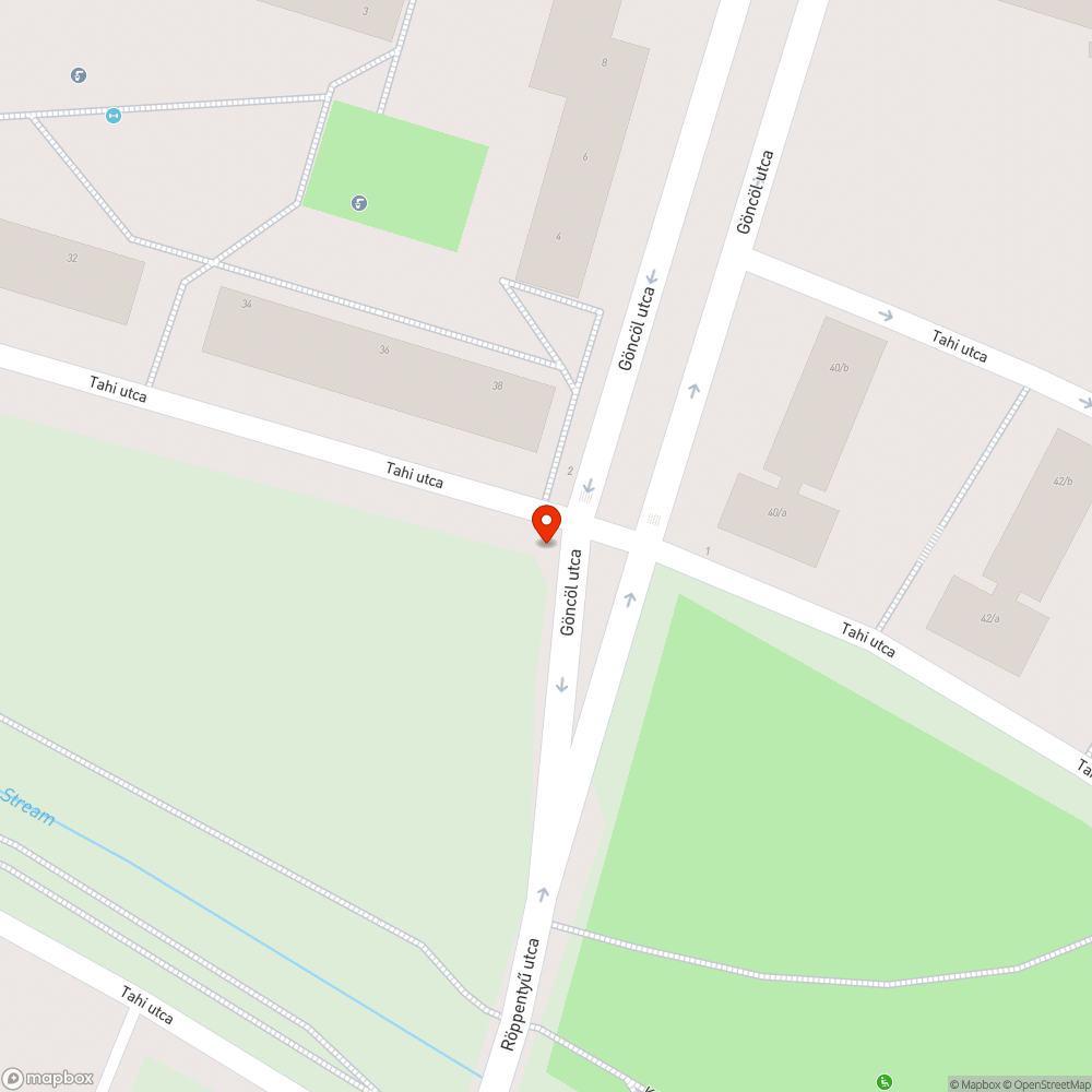 Kátyú a kerékpárútra felhajtónál bejelentés helye