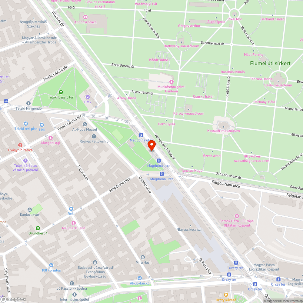 Megrongált kerités bejelentés helye