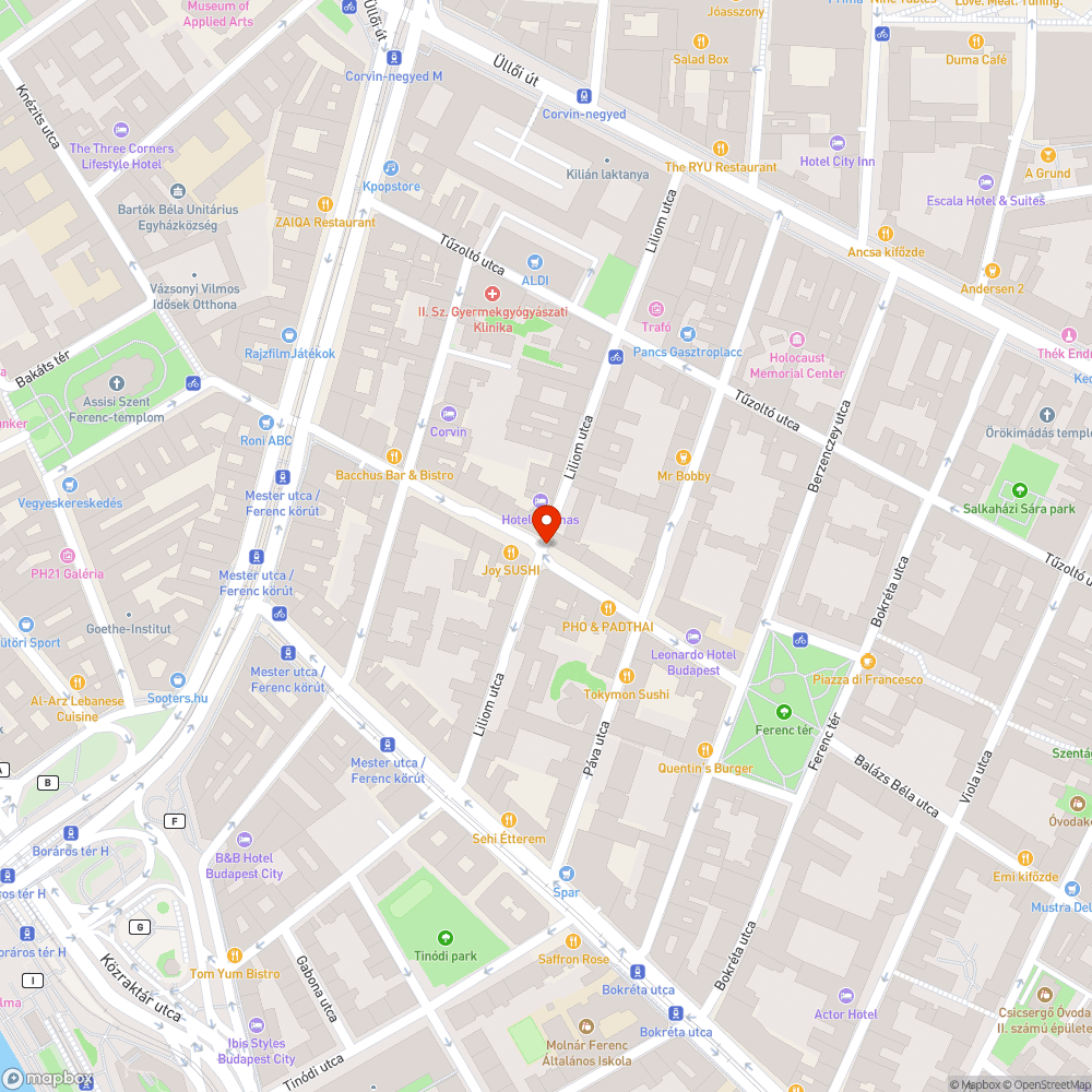 Szemét / hulladék a Tompa és Liliom utca sarkán bejelentés helye