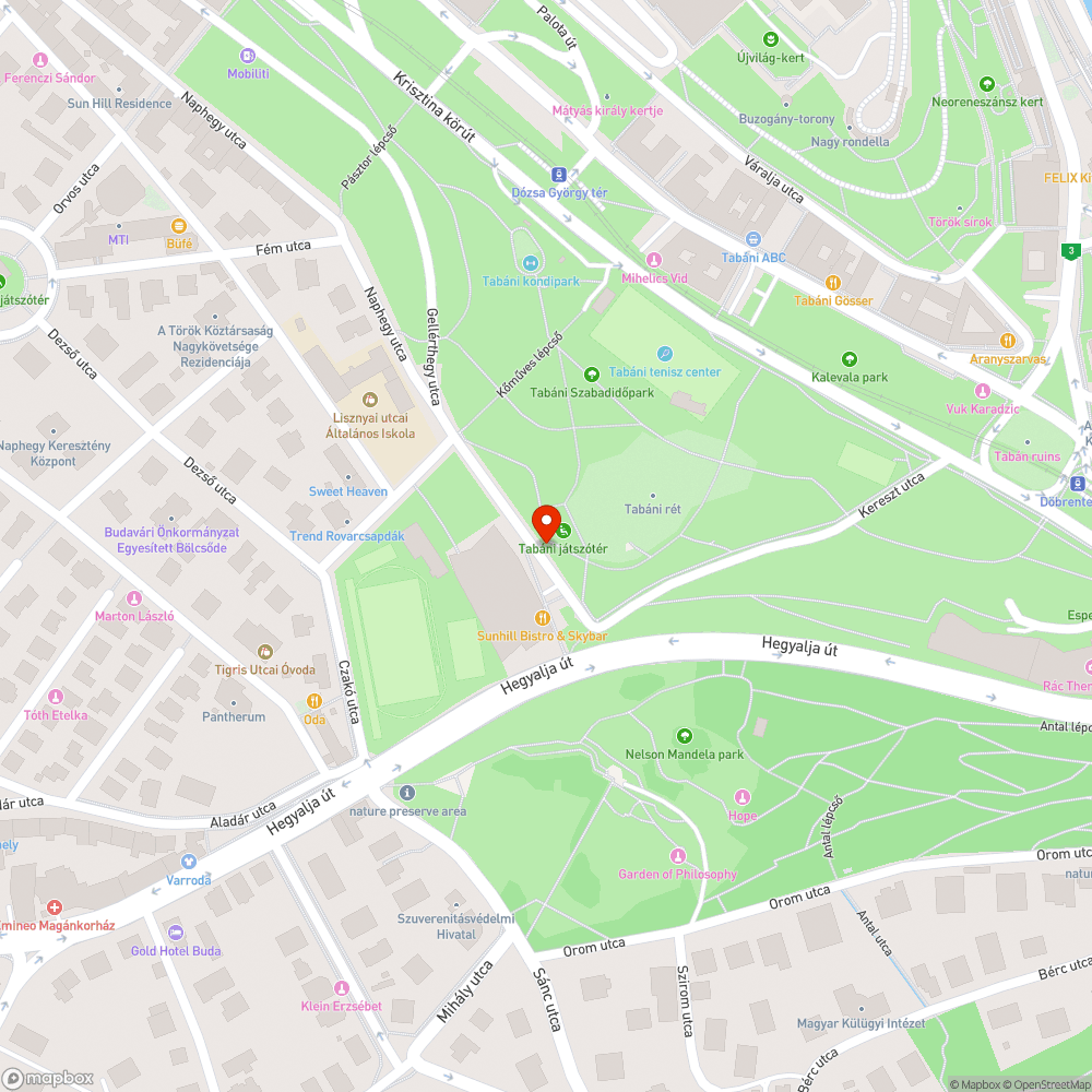 Kút környéke a játszótéren_ SÁR bejelentés helye