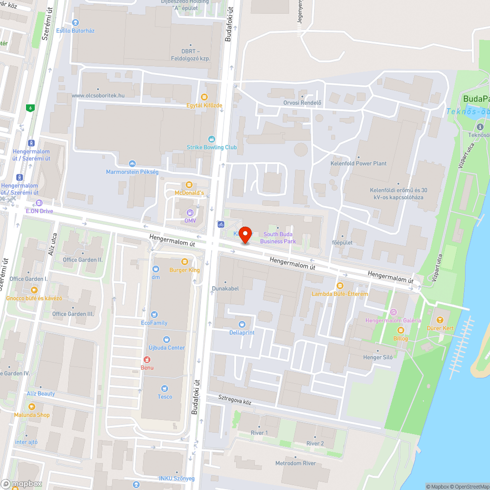 Egy pici kátyú bejelentés helye