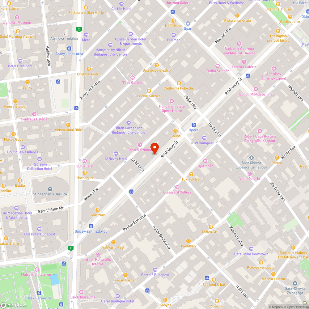 Andrássy út bejelentés helye