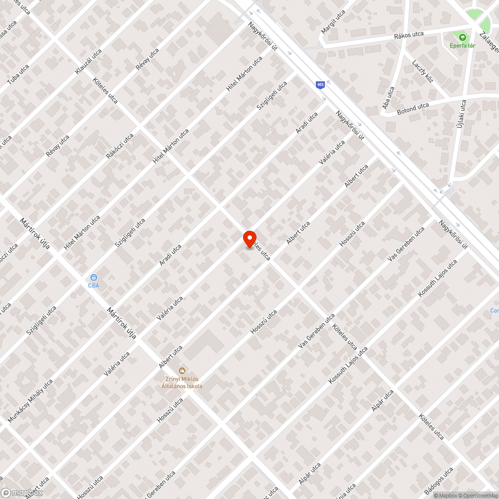 Alámosott, beszakadt úttest bejelentés helye