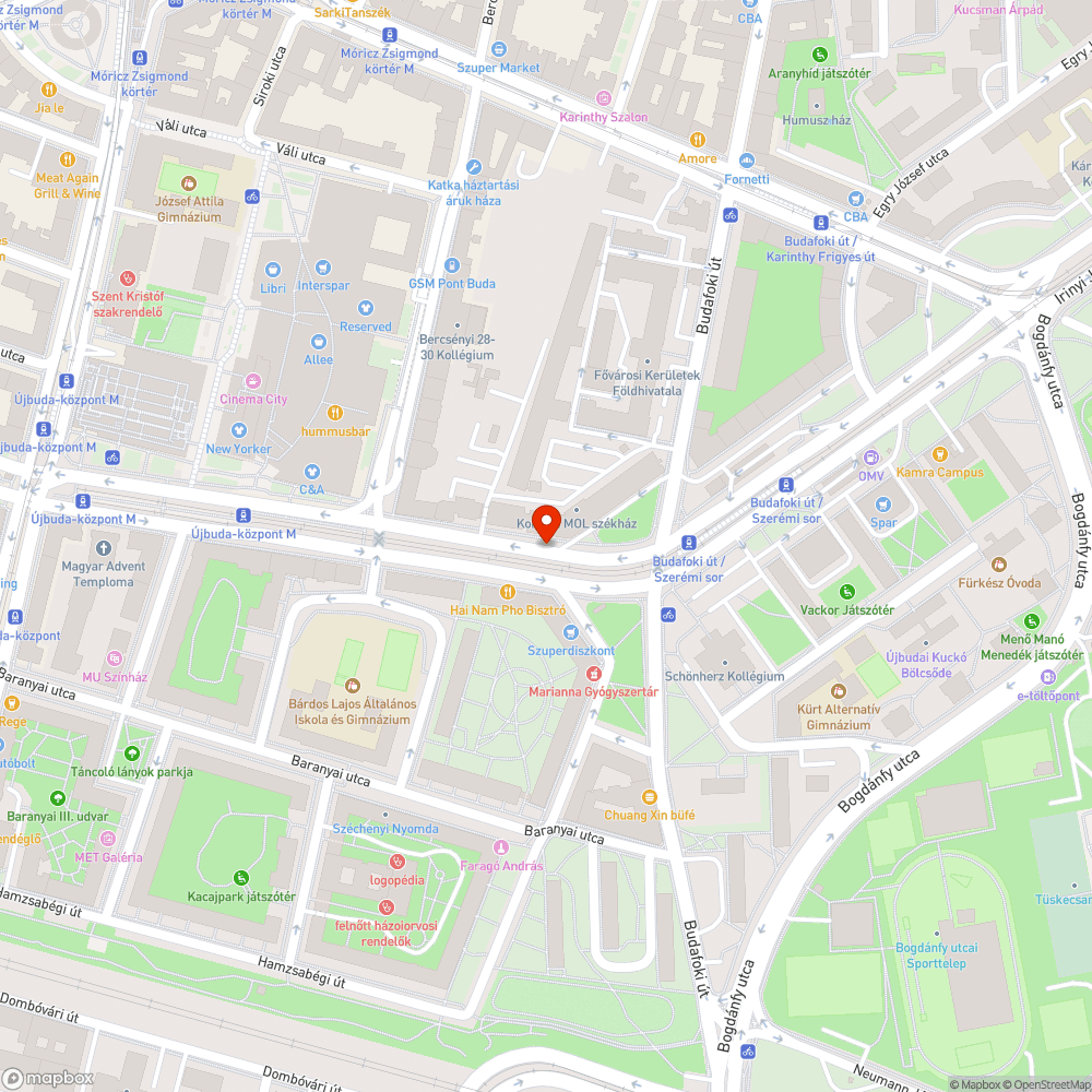 Buszsáv váltakozik bejelentés helye