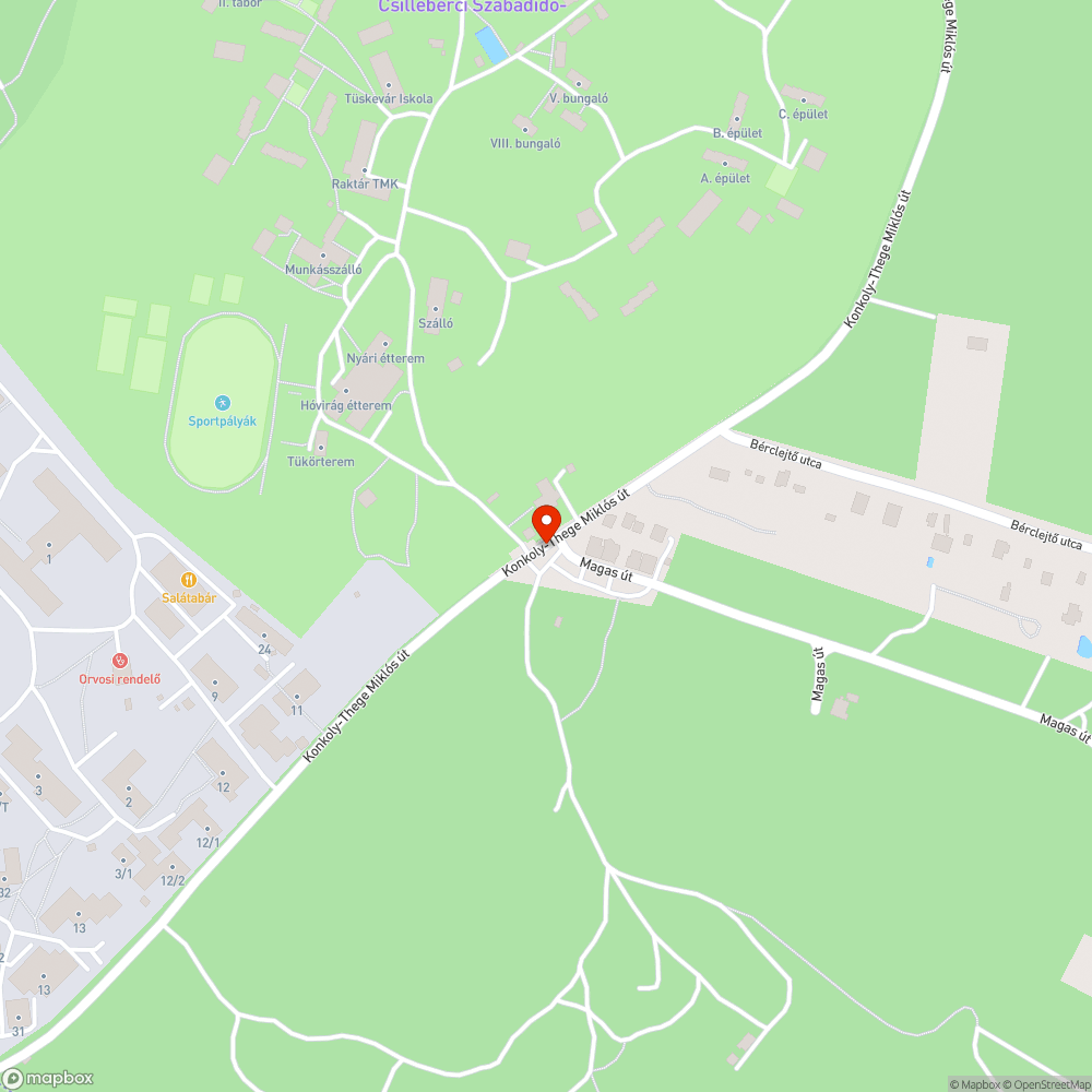 Nem működő közkút bejelentés helye