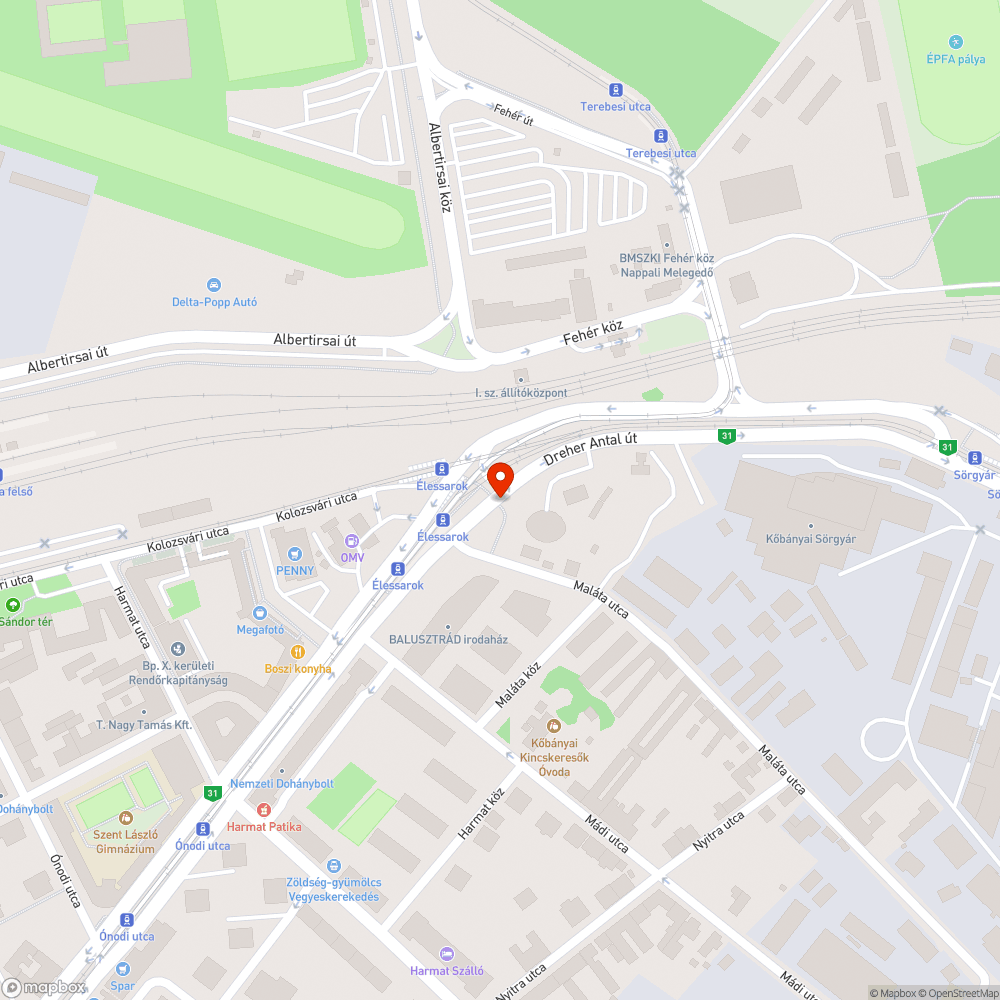 Elfordult gyalogos átkelő jelzőlámpa bejelentés helye