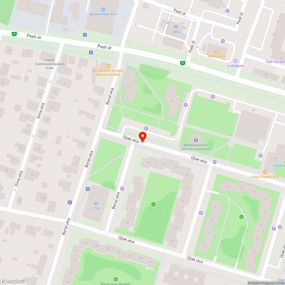 Veszélyes lépcső bejelentés helye