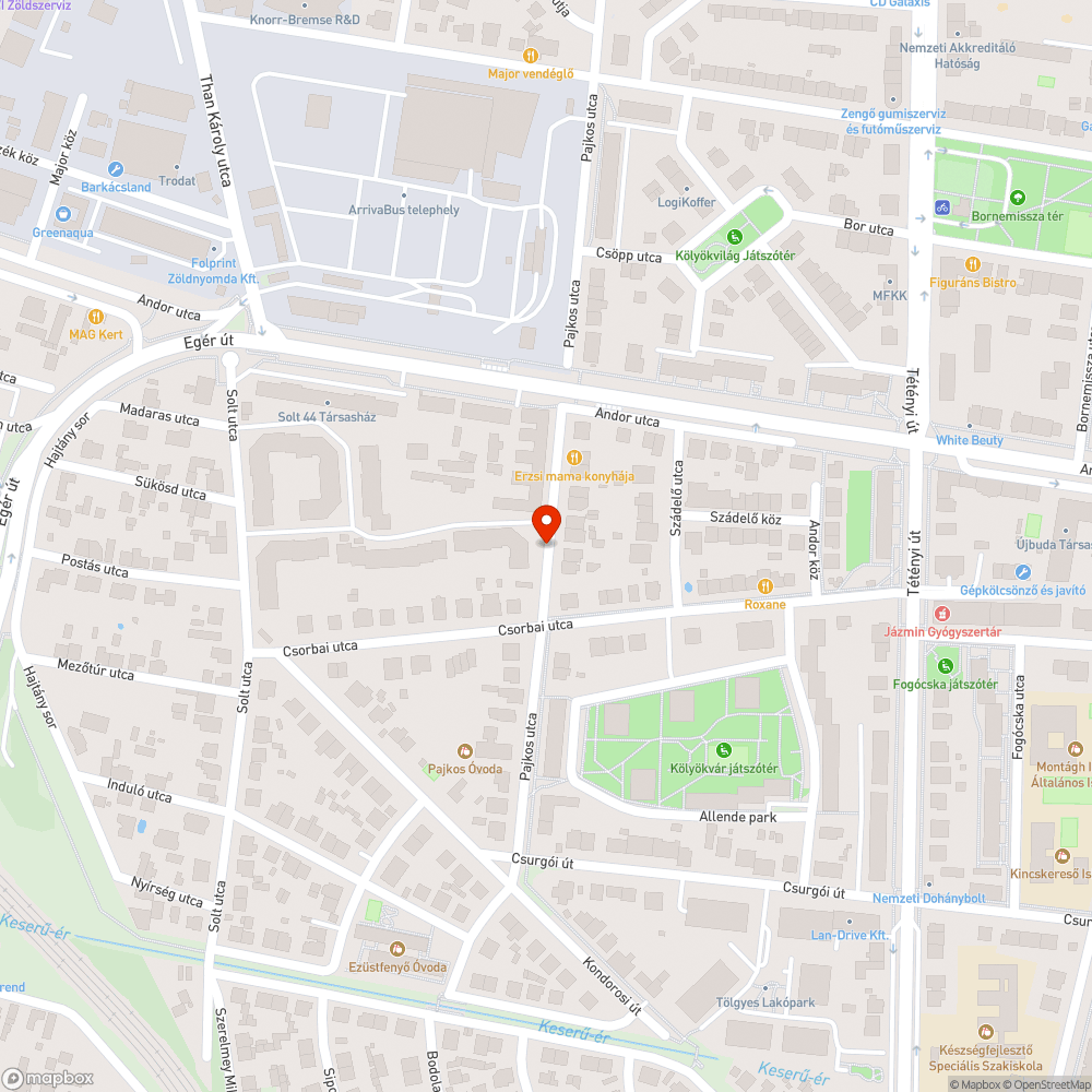 Egy plusz parkoló hely kialakítása és egy parkoló kresz tábla kirakása bejelentés helye