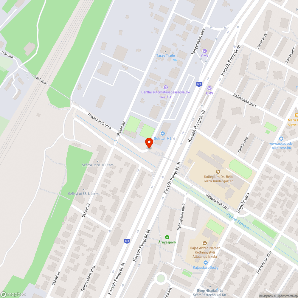 Kiszáradt fák bejelentés helye