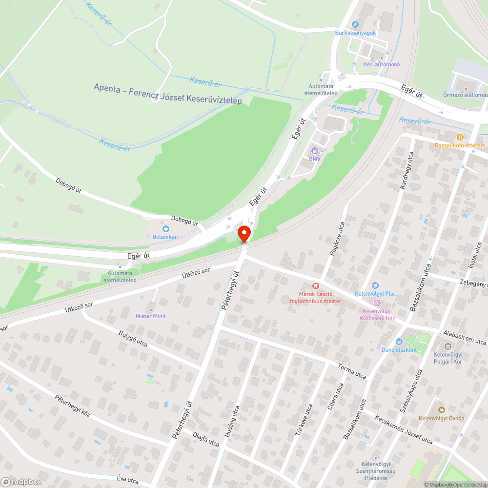 Graffiti a Péterhegyi úti vasúti aluljáróban bejelentés helye