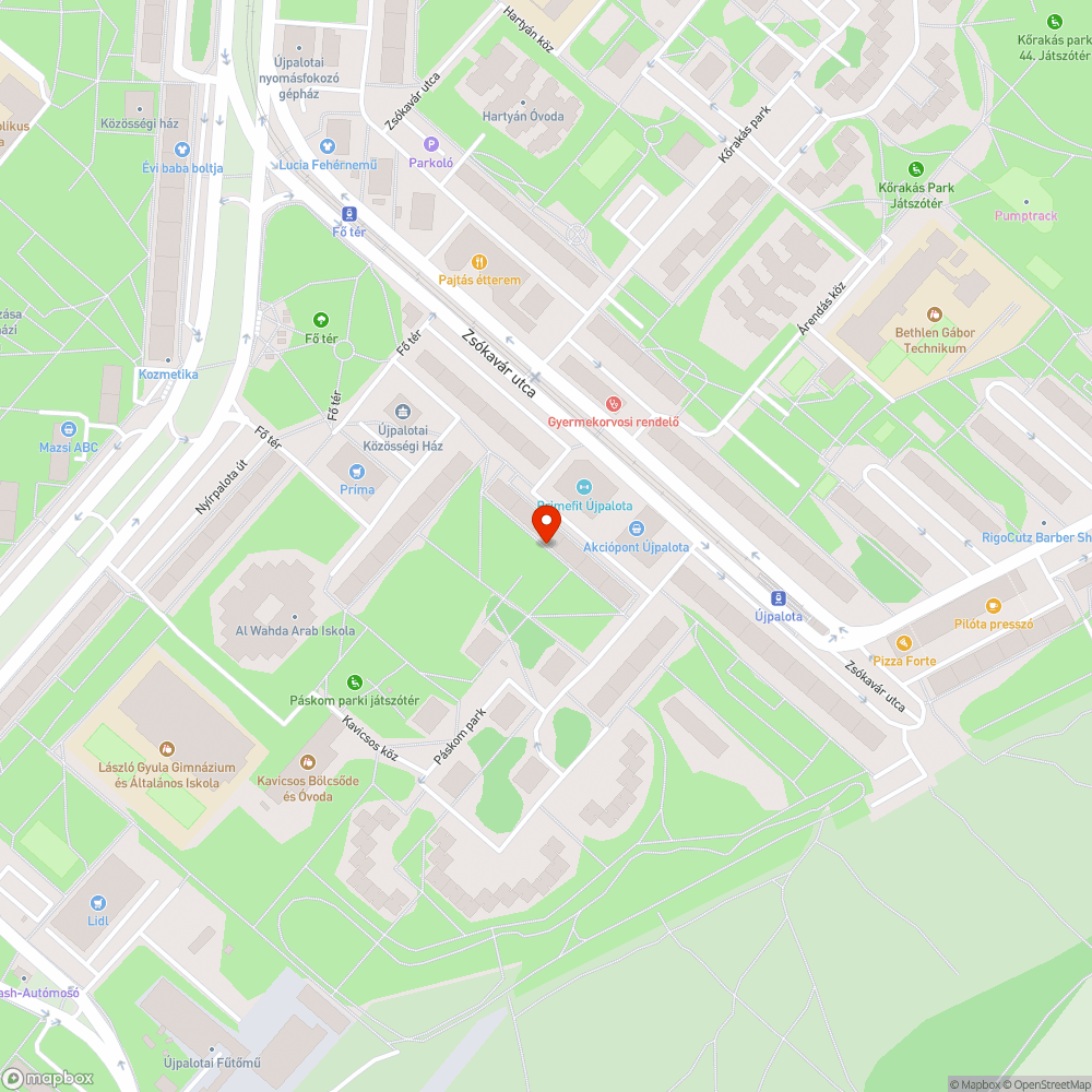 Beteg fa bejelentés helye