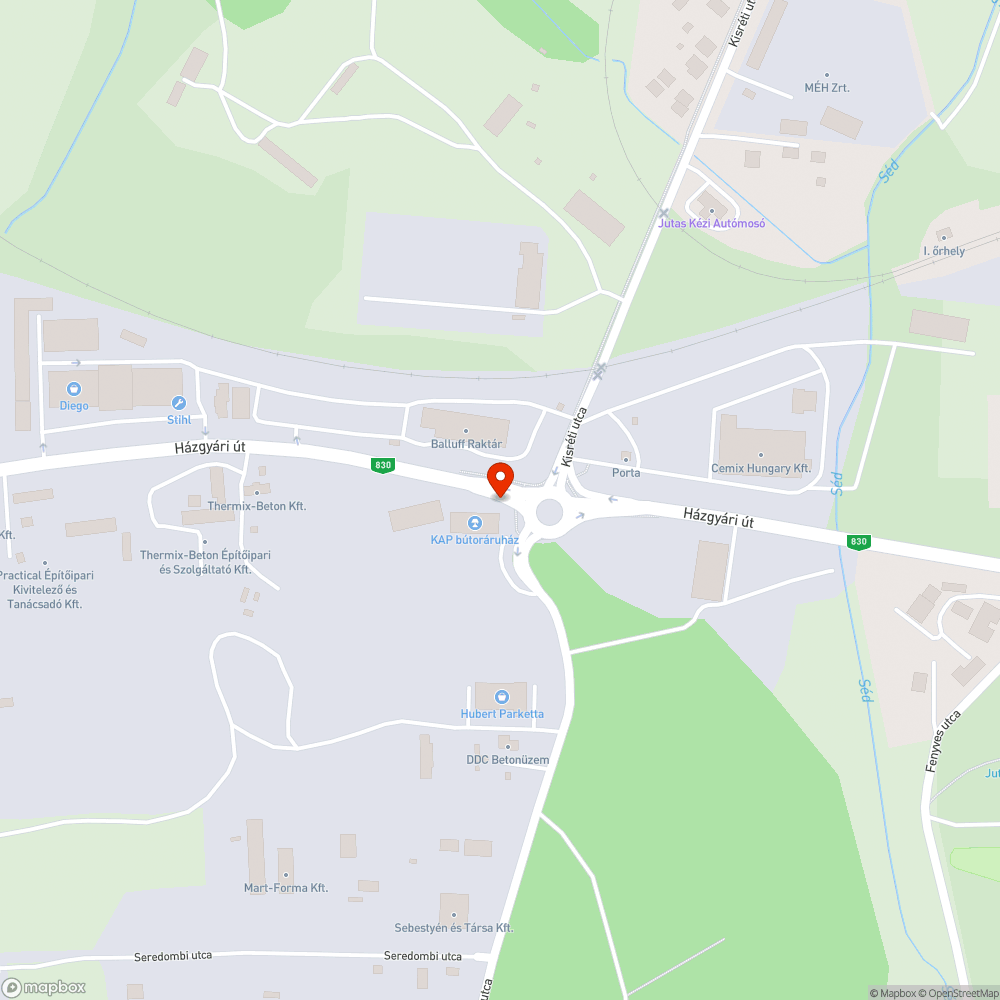 Eldugult víznyelő akna a Házgyári úton a körforgalom mellett bejelentés helye