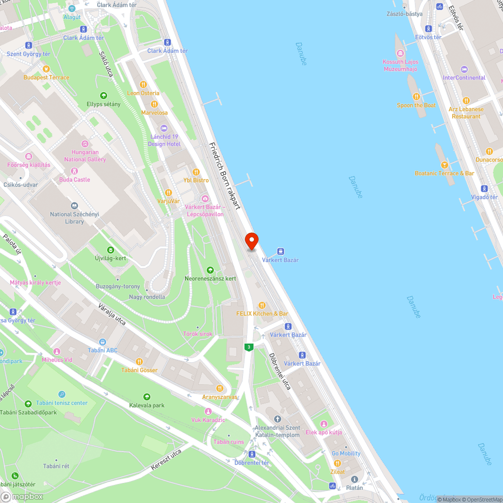 Beszakadó közműfedlap a Várkert bazár közelében bejelentés helye