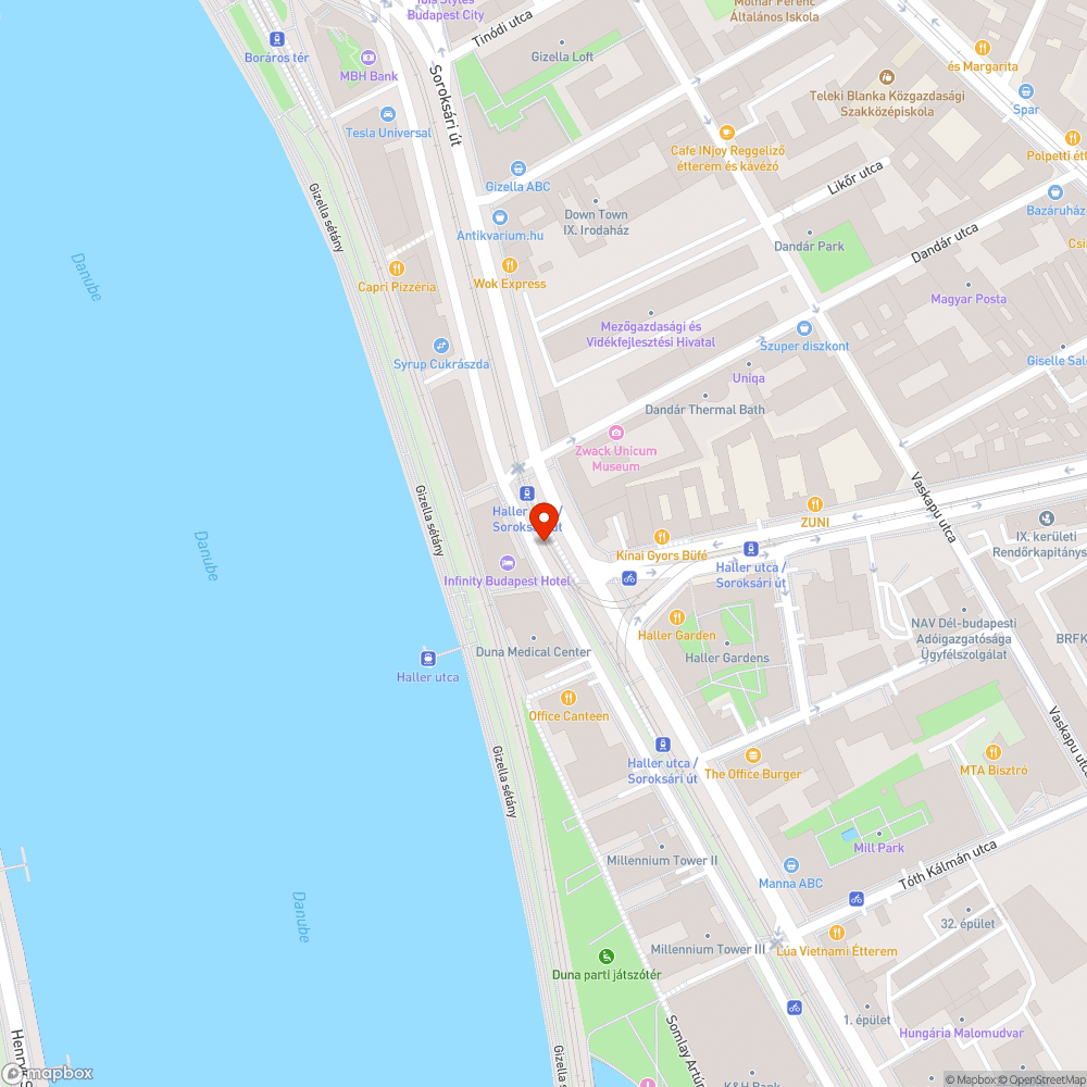 Kidőlt KRESZ tábla a Lechner Ödön fasoron bejelentés helye