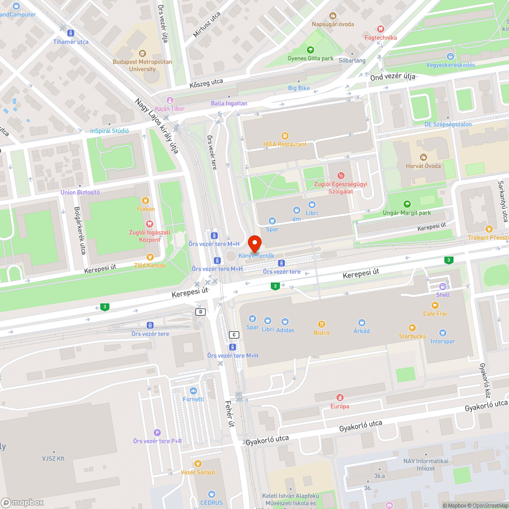 Törött szekrény bejelentés helye