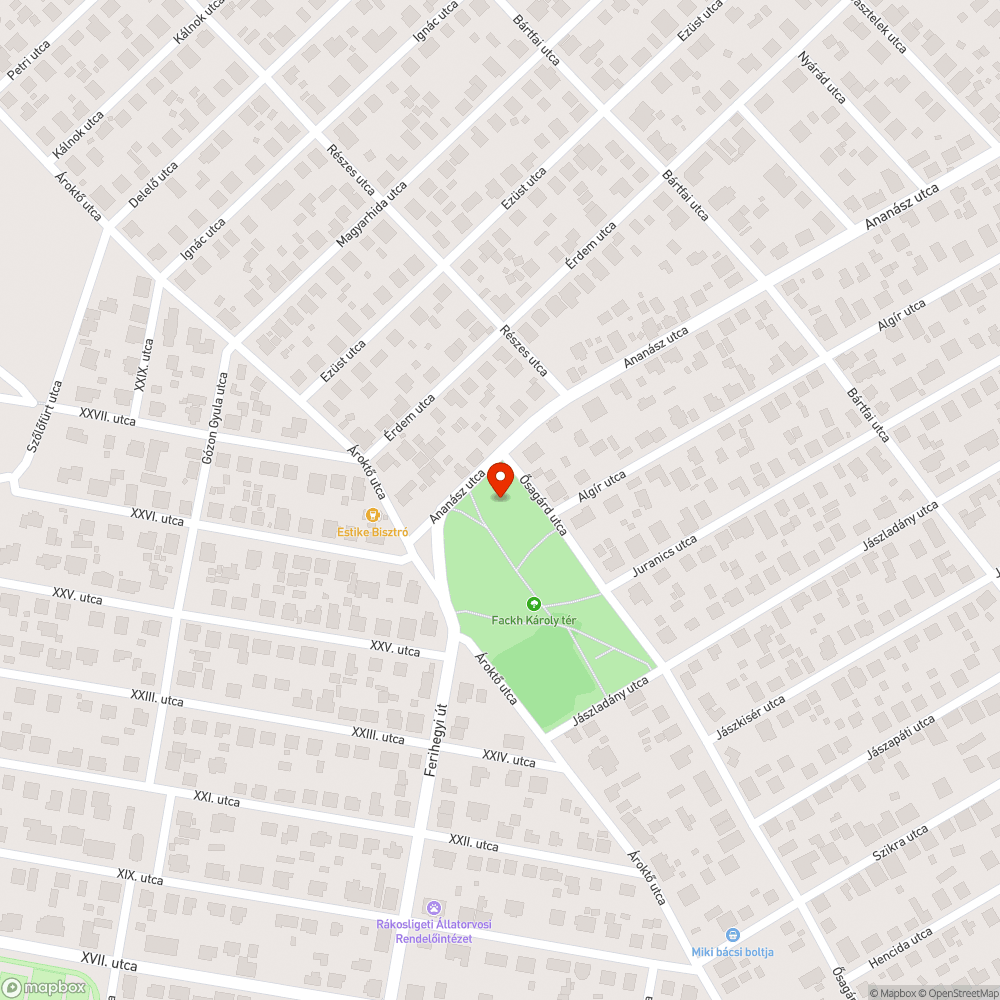 Megrongált, balesetveszélyes hinta bejelentés helye