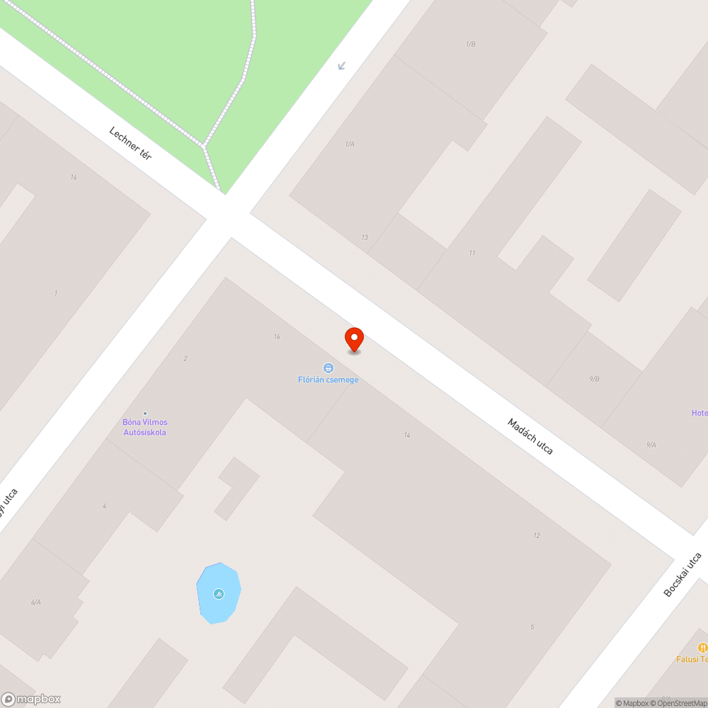 Megdőlt SZEPARK tábla bejelentés helye