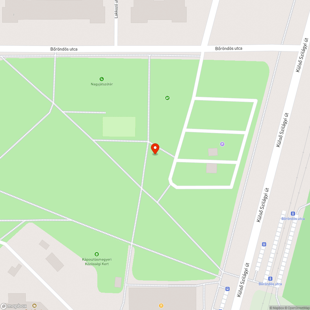 Parkban egy fiatal fát kitörtek bejelentés helye