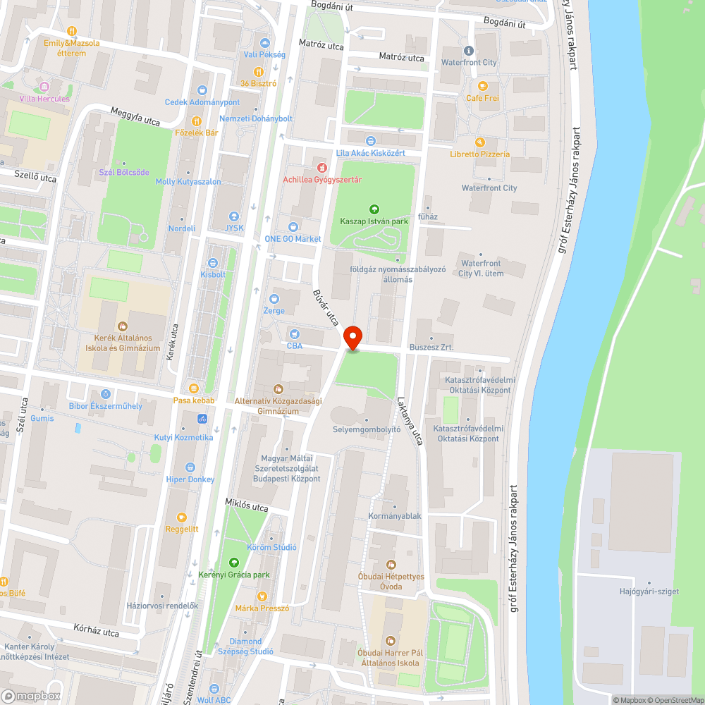 Szakadt hinta a Miklós téri játszótéren bejelentés helye