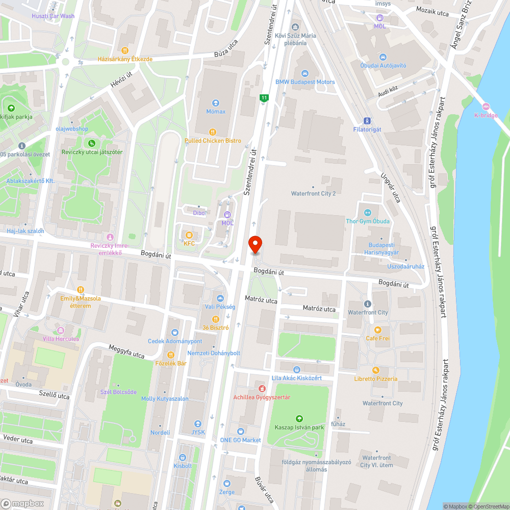 Buszmegálló áthlyezése bejelentés helye