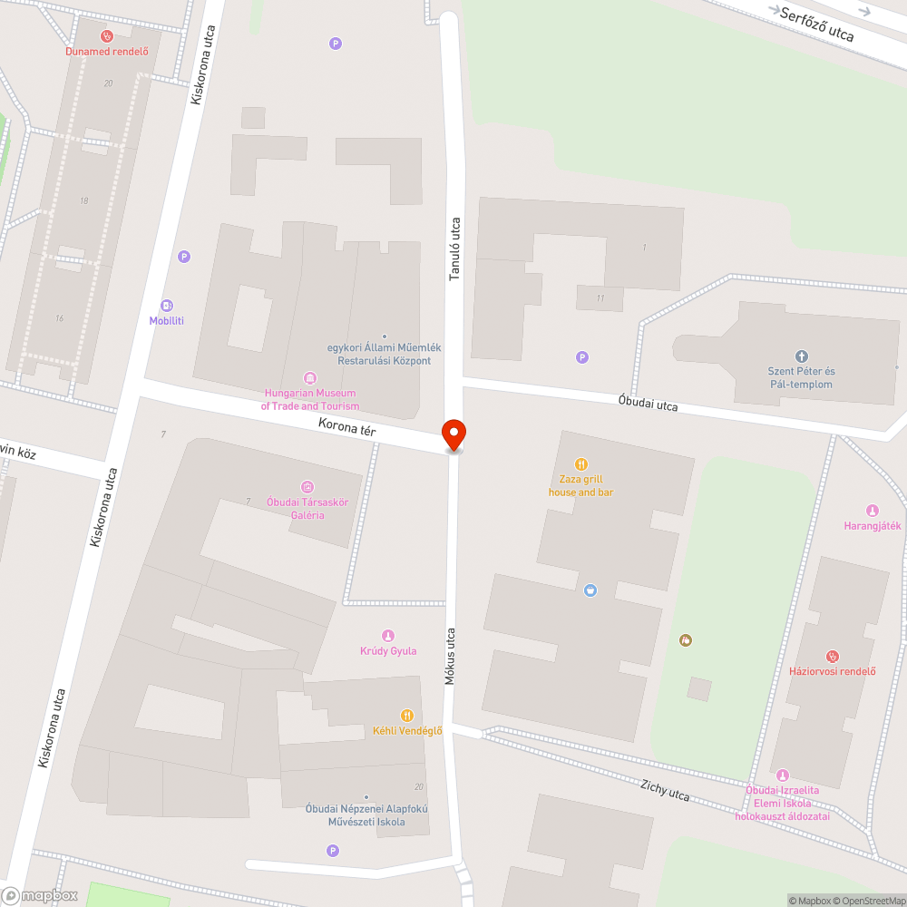Kátyúk a Mókus utcában bejelentés helye