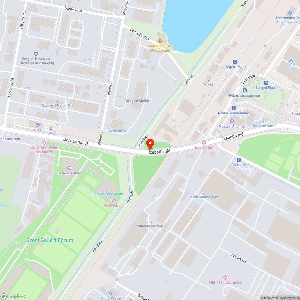 Lyuk a gyalogos-kerékparos úton egy akna felett bejelentés helye
