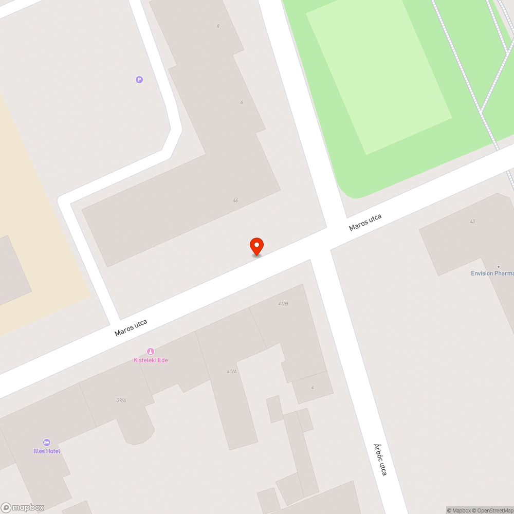 Kiégett utcai lámpa bejelentés helye