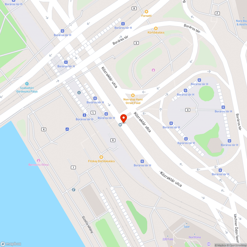 Levált BKK térkép sarka bejelentés helye