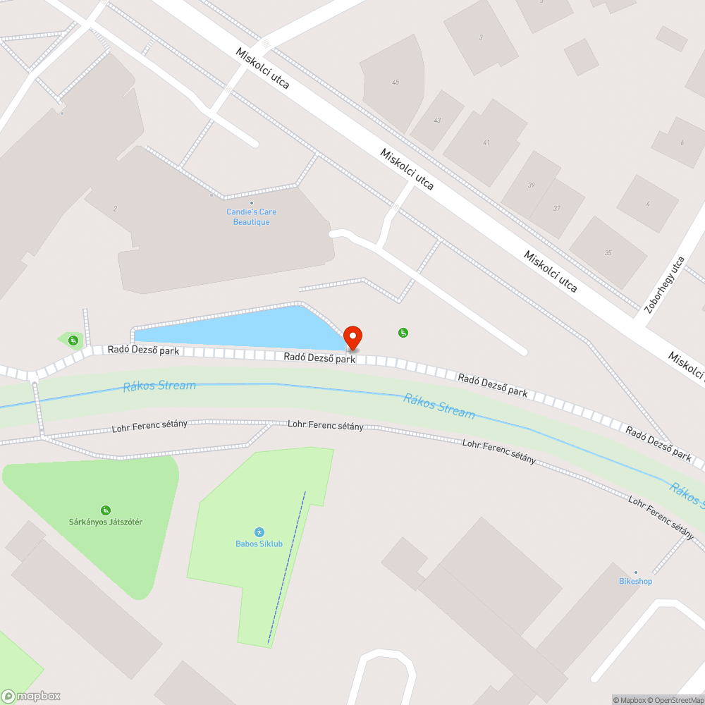 Kidöntött kuka bejelentés helye