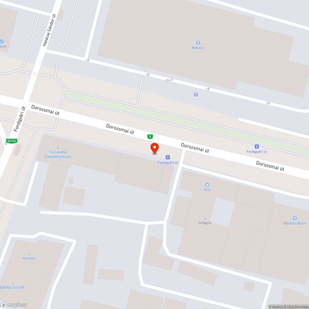 Nyomvályús buszmegálló bejelentés helye