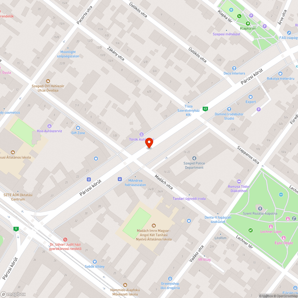 Felhalmozott szemét a volt rendőrség előtt bejelentés helye