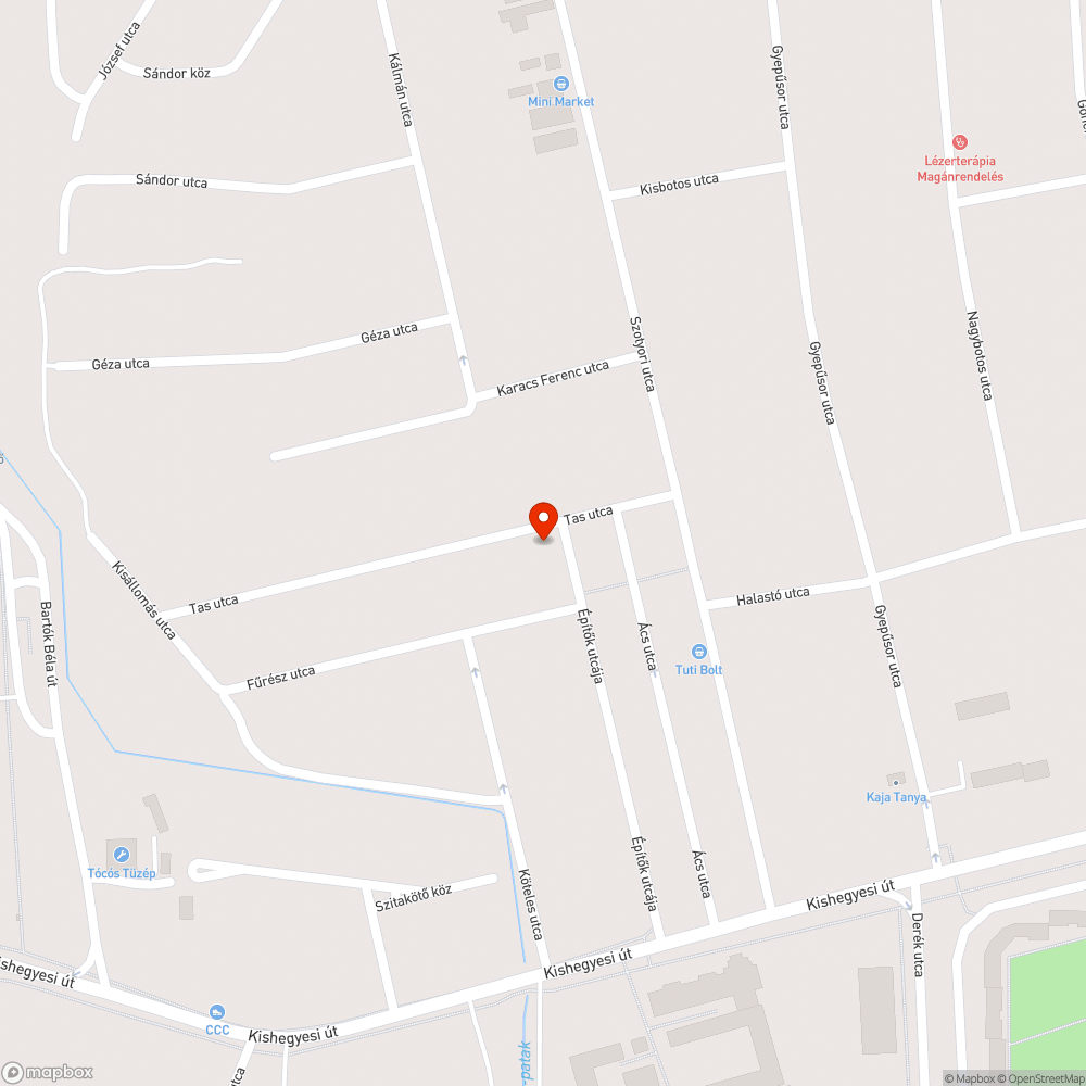 Utcán való parkolás bejelentés helye