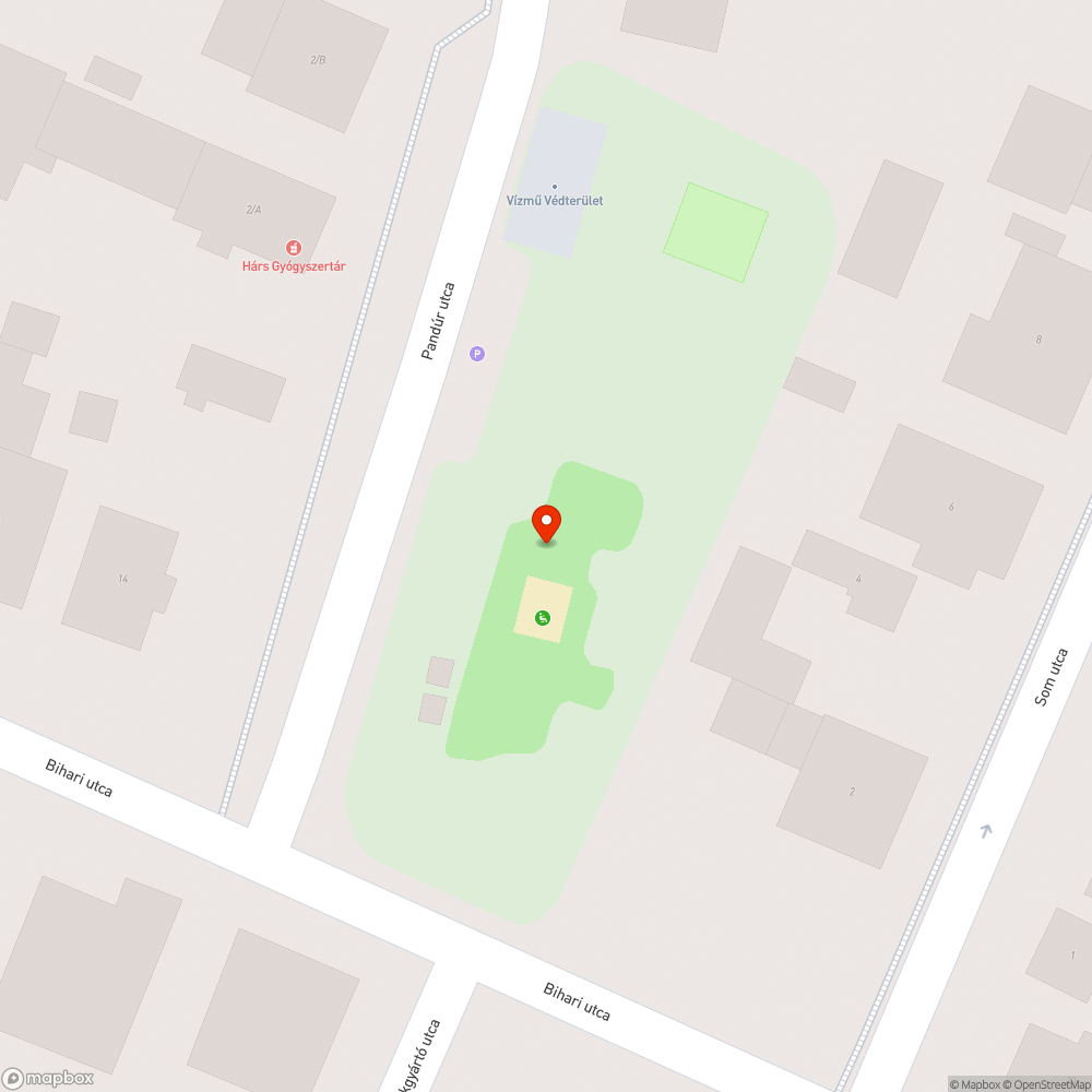 Debrecen Pandúr utcai játszótér csúszda bejelentés helye