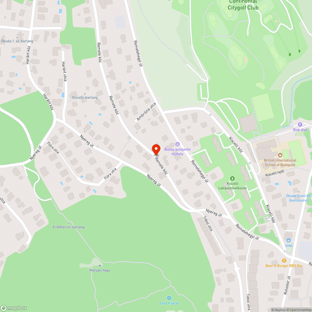 Elhagyott autók bejelentés helye