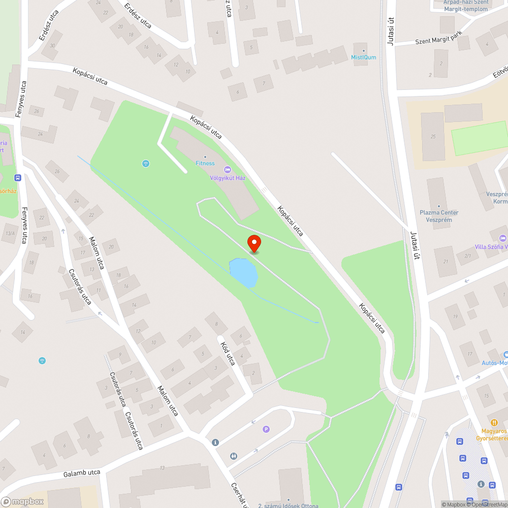 Völgyikút park állapota és a tó fertőzésveszélye bejelentés helye
