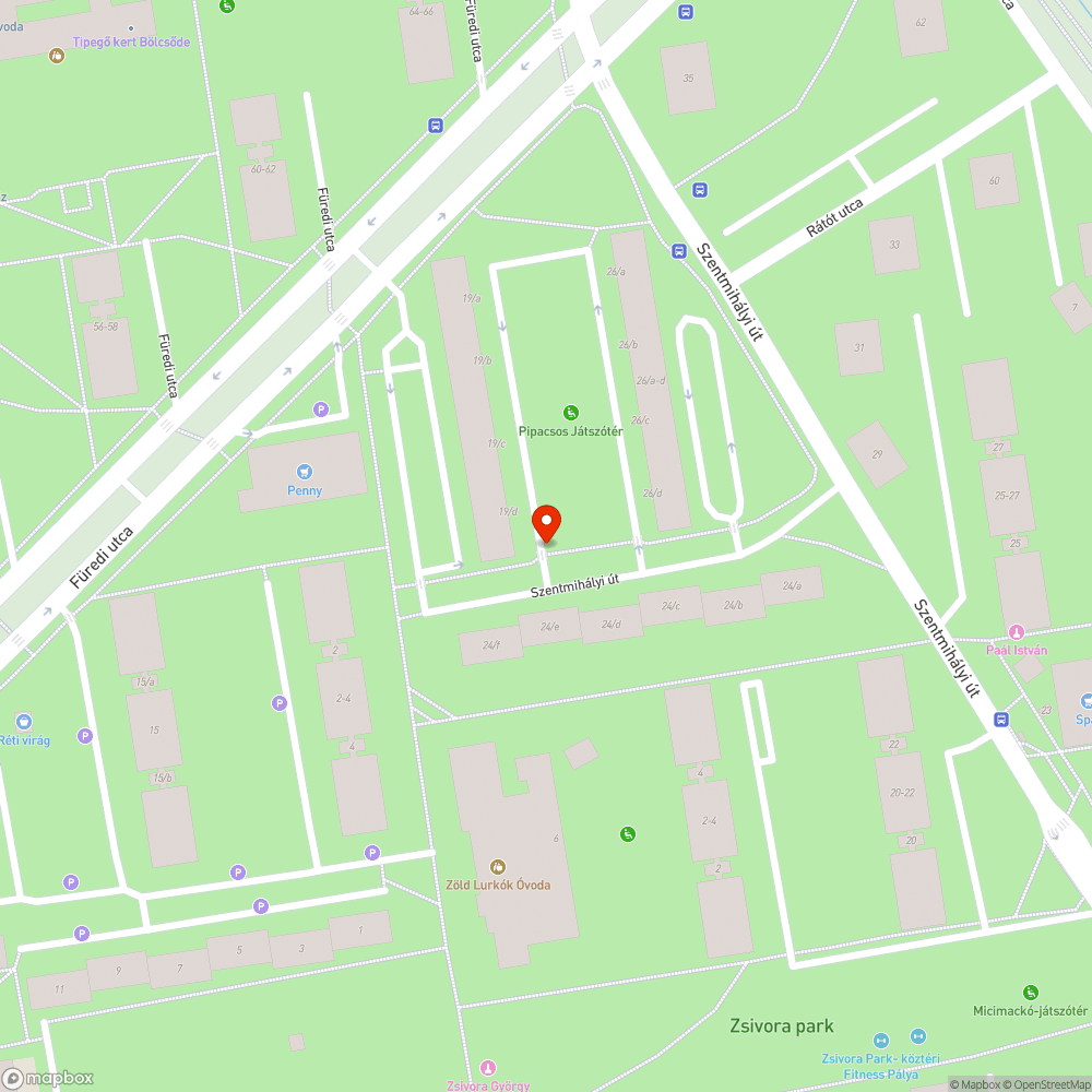 Magas gazok játszótér egyik bejárata mellett bejelentés helye