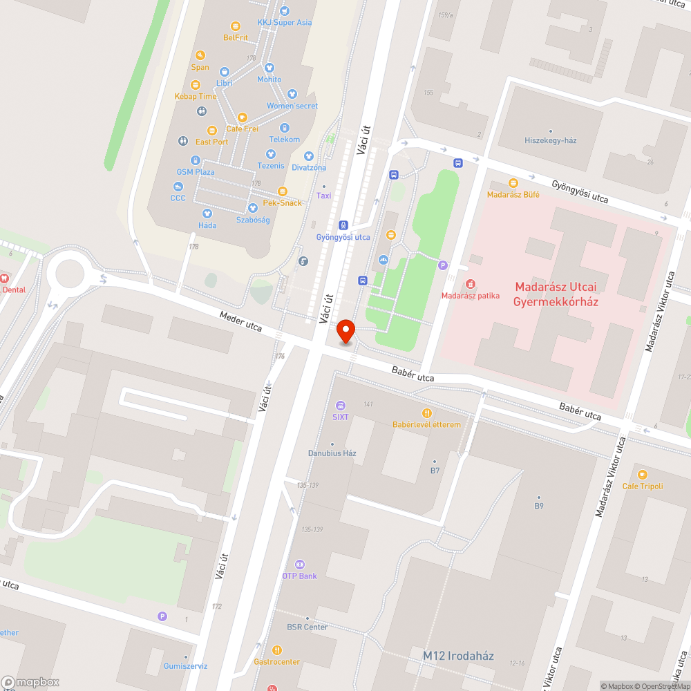 Gazos tér bejelentés helye