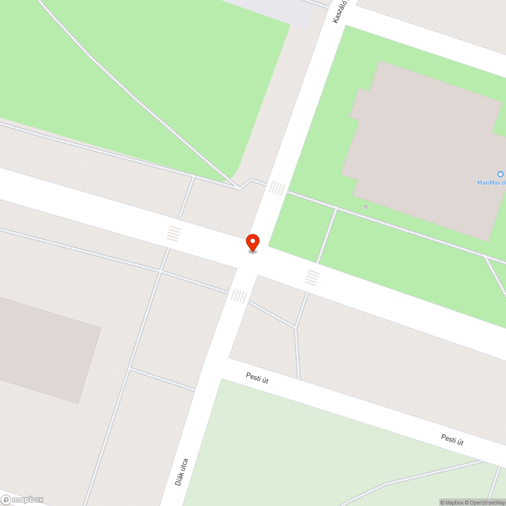 Nem jelzett érzékelős lámpa bejelentés helye