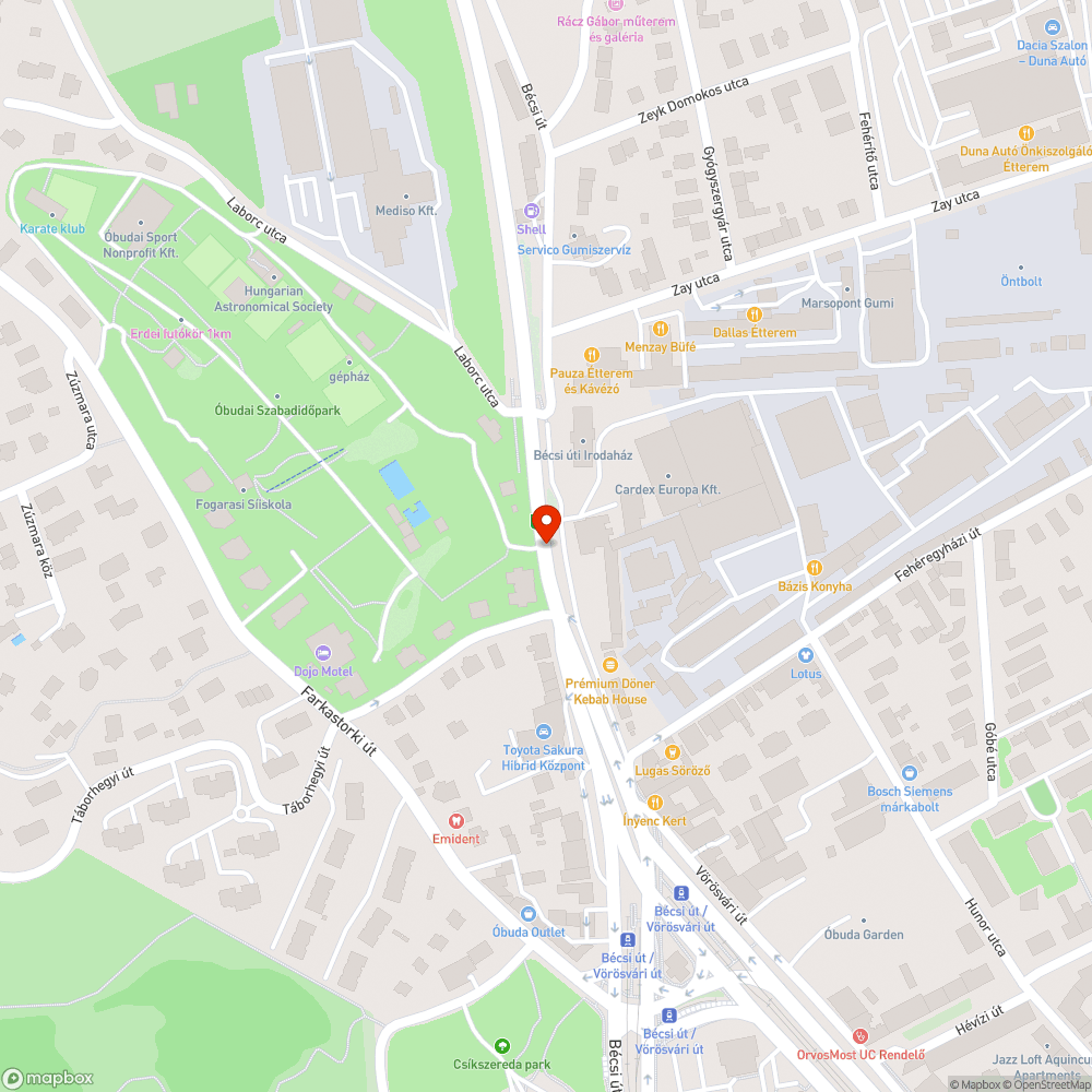 Közlekedési káosz bejelentés helye