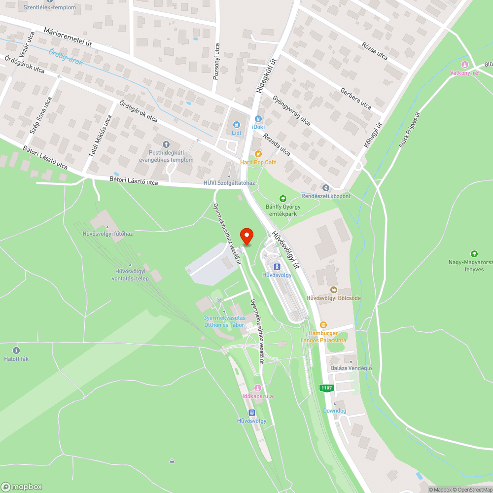 A Hűvösvölgyi végállomás felső P+R parkolójához vezető lépcső állapota bejelentés helye