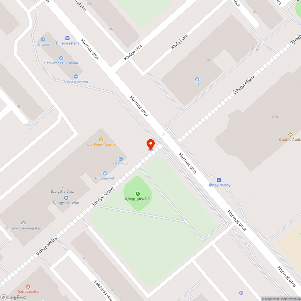 Rejtett kerékpárút bejelentés helye