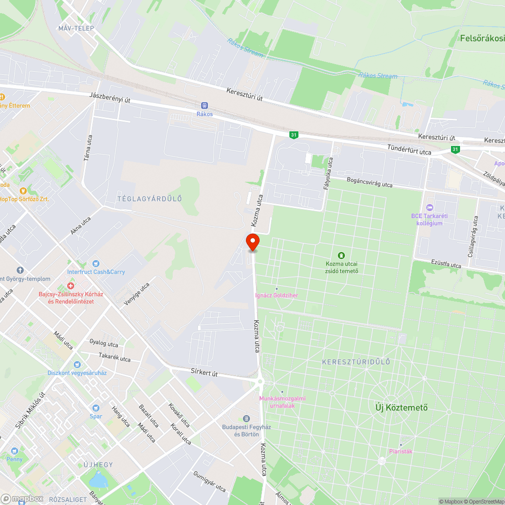 Beszakadt balesetveszélyes aknafedő bejelentés helye