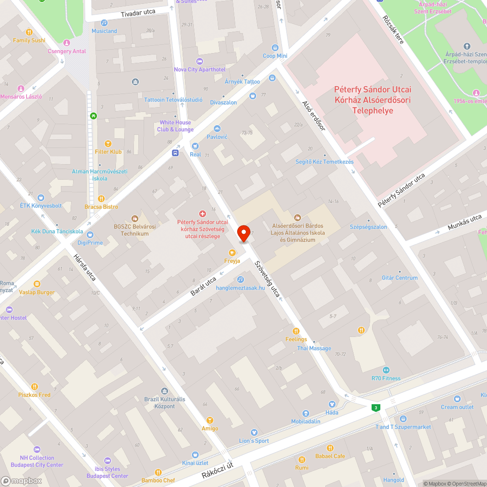 Megrongált szemetes és szétszórt hulladék bejelentés helye