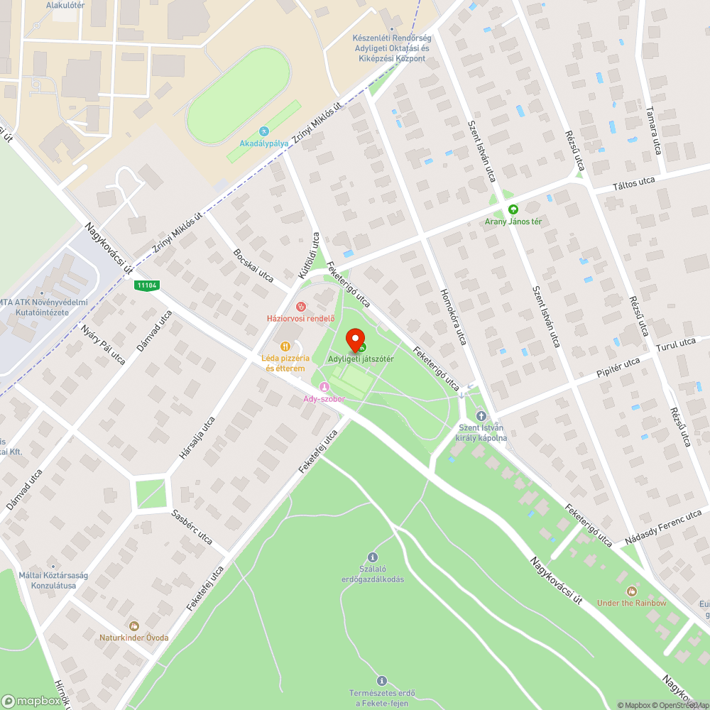 Torott kondipark eszkoz az Adyligeti jatszin bejelentés helye