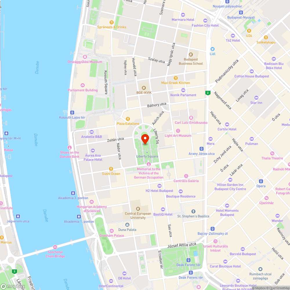 Szabadság tér tönkretétele bejelentés helye