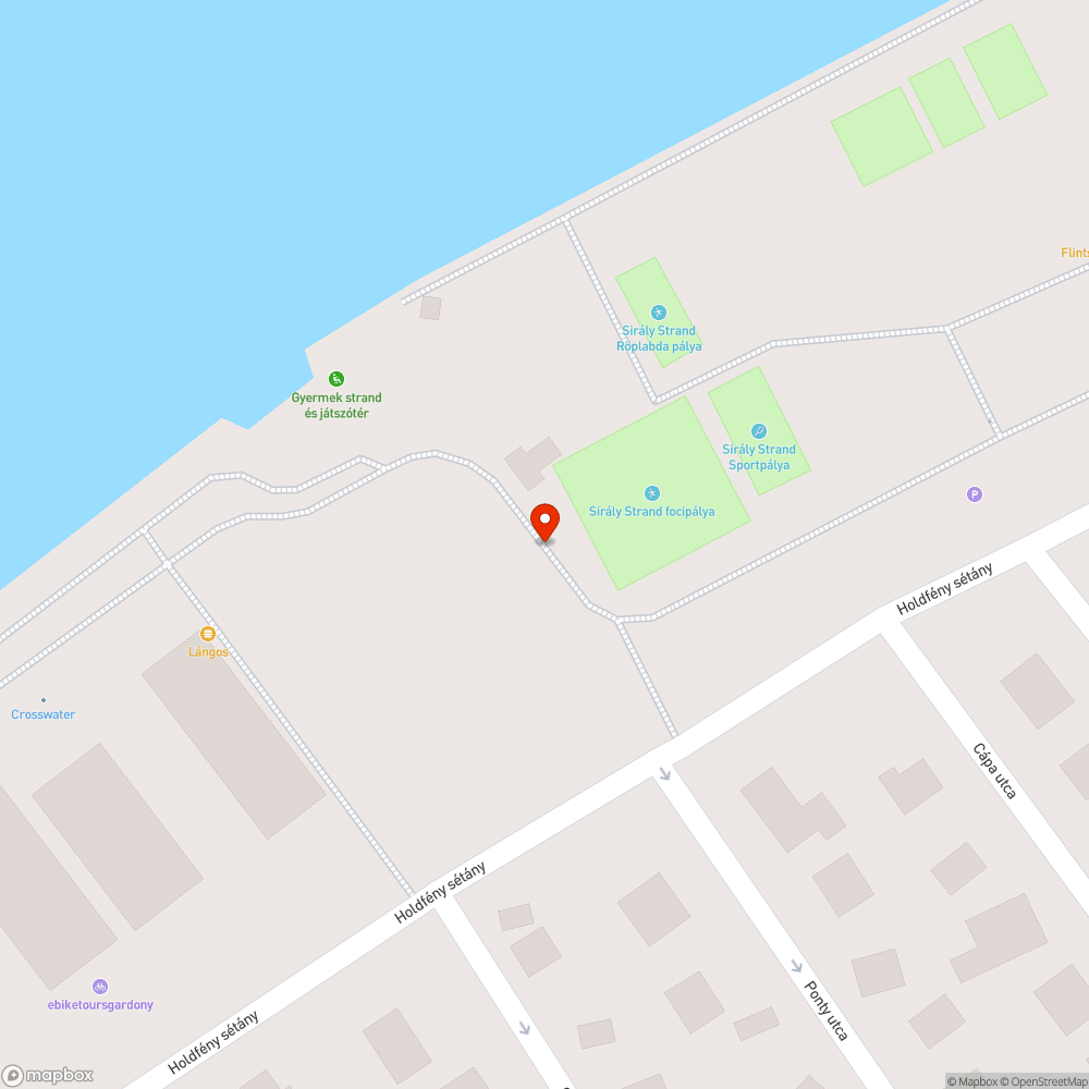 Beszűkült kerékpárút bejelentés helye
