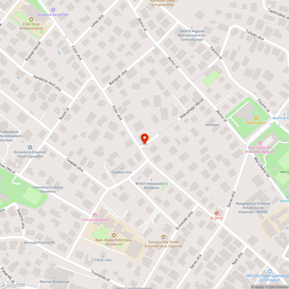 Hiányzó utcanévtábla bejelentés helye