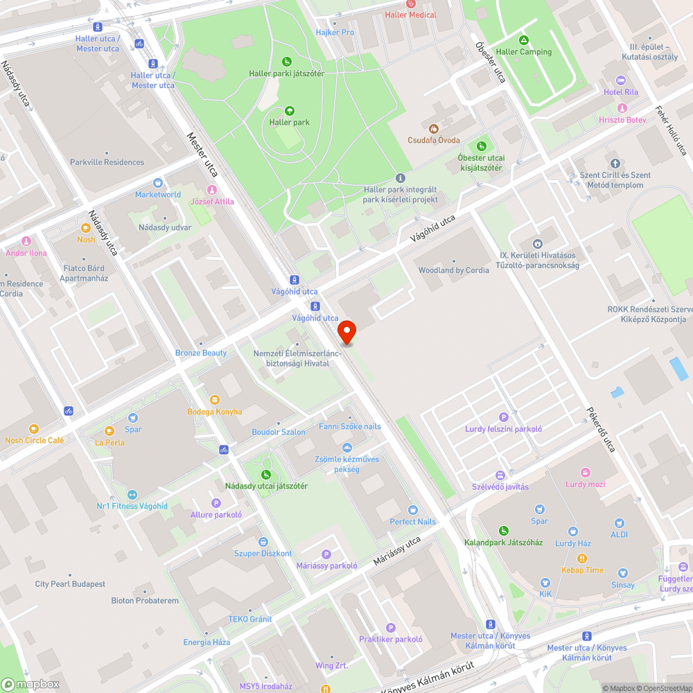 Hiányzó járda bejelentés helye