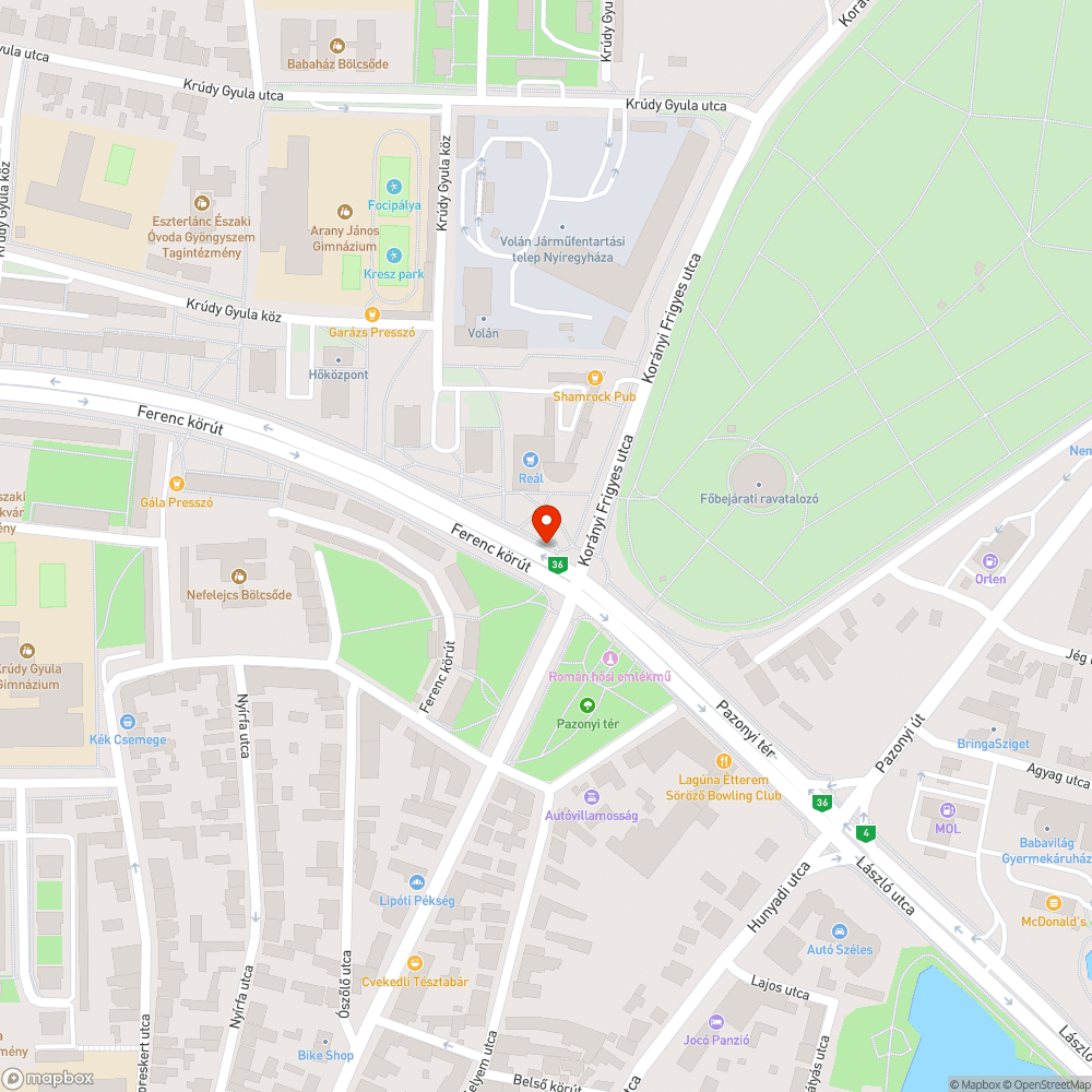 Elfoglalják a járdát. bejelentés helye